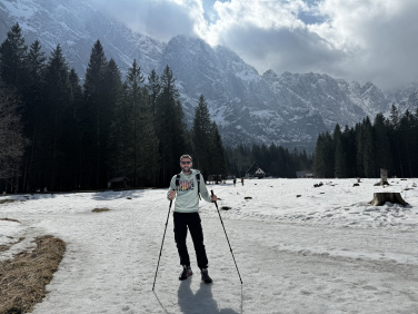 Logotrade business gift image of: Trekking poles DENALI Schwarzwolf